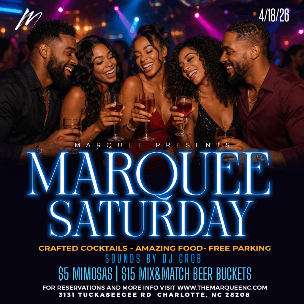 Marquee Saturday event celebration with friends