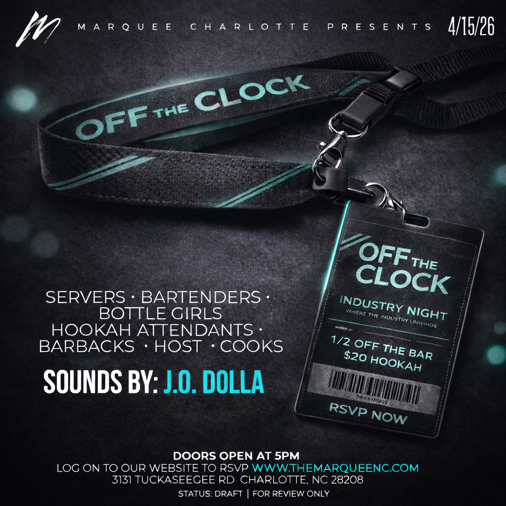 Off the clock industry night promo