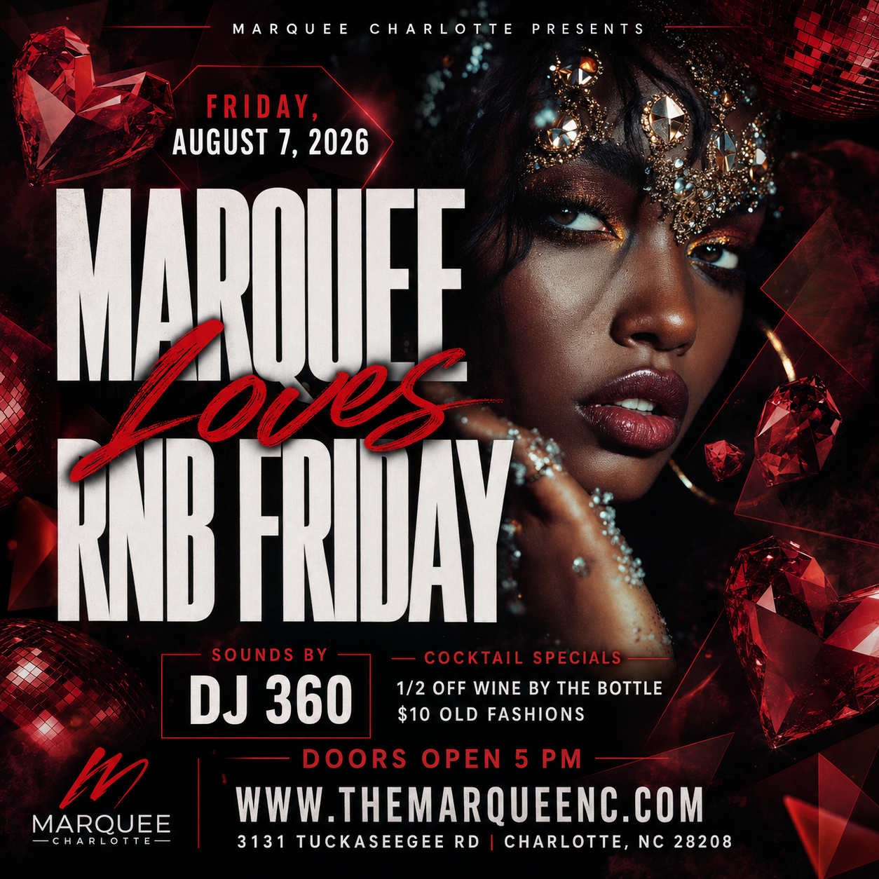 Marquee Loves R&B flyer