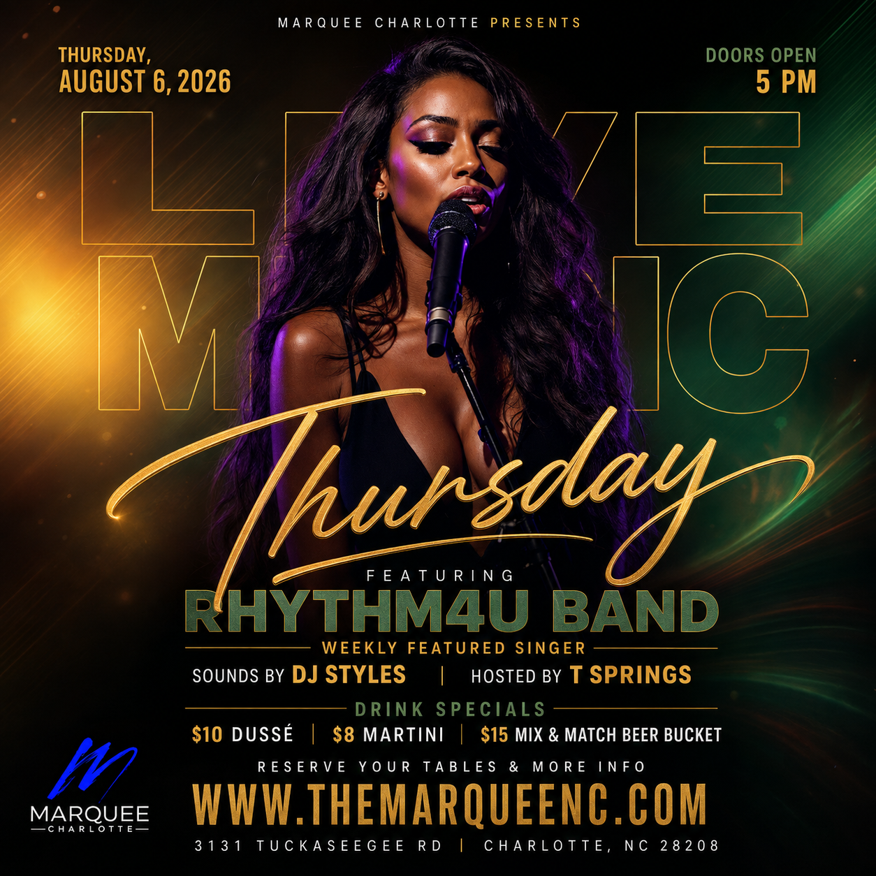 Live Music Thursday flyer