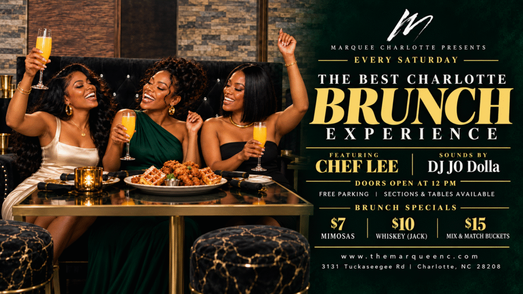 Saturday brunch at Marquee flyer for September 19, 2026
