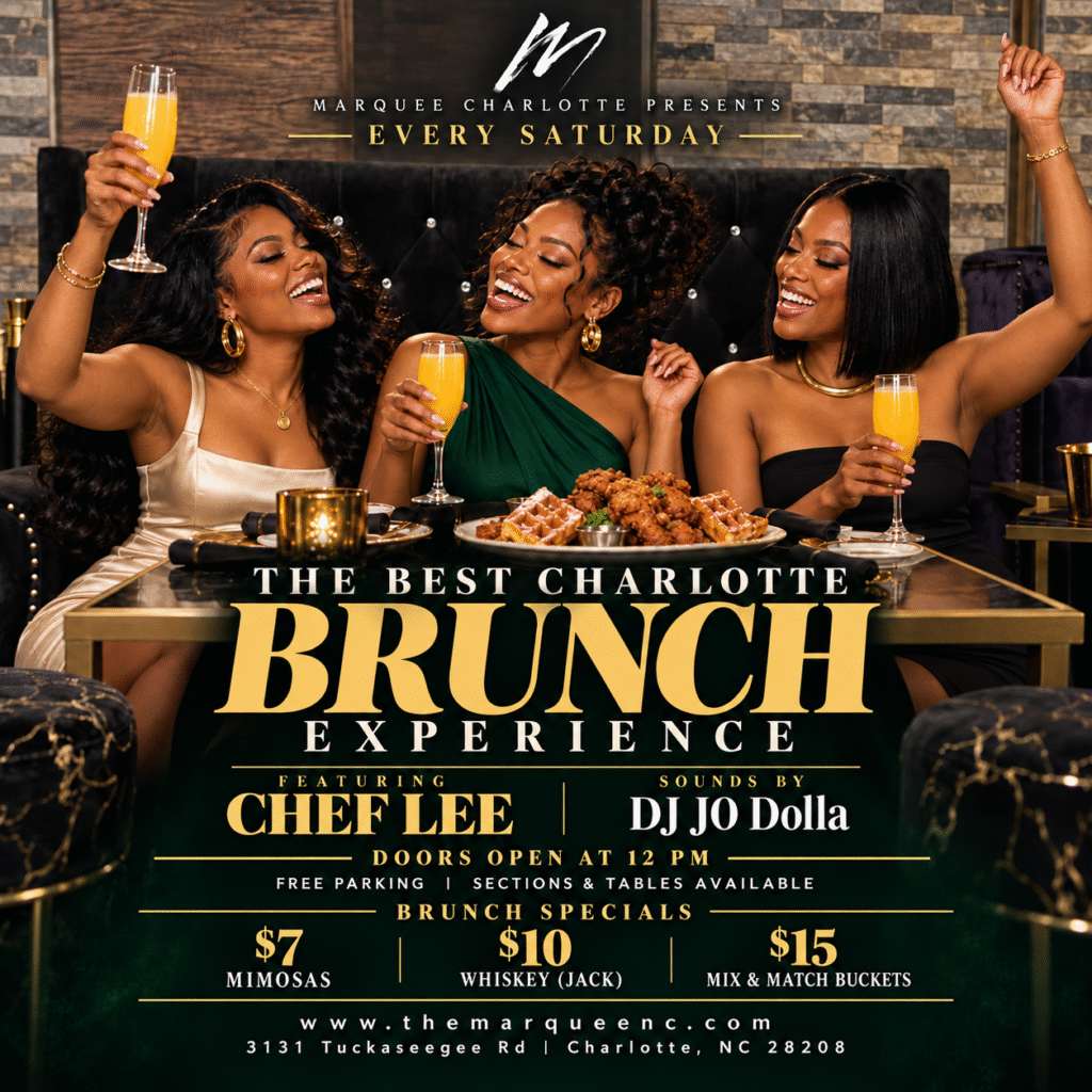 Saturday brunch at Marquee flyer for September 19, 2026
