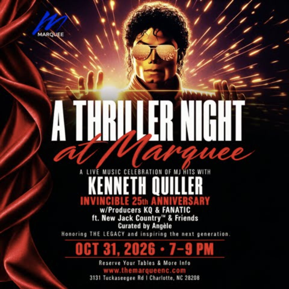 A Thriller Night at Marquee live Michael Jackson tribute on October 31, 2026